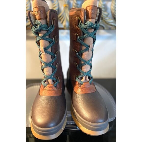 SPERRY
Women's Kittery Tall Leather Boots Tan/Brown Size 10 Medium NEW - Picture 2 of 10